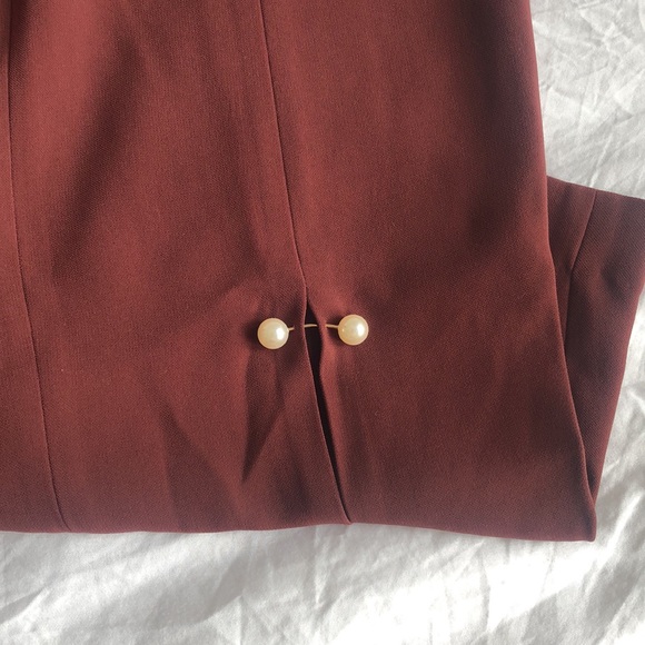 Petite Studio NYC Zelda Pearl Pants - Mauve - Picture 7 of 8